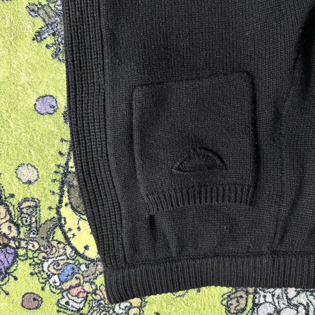 PRADA 普拉达 羊绒针织长裤 休闲裤 裤子 黑色