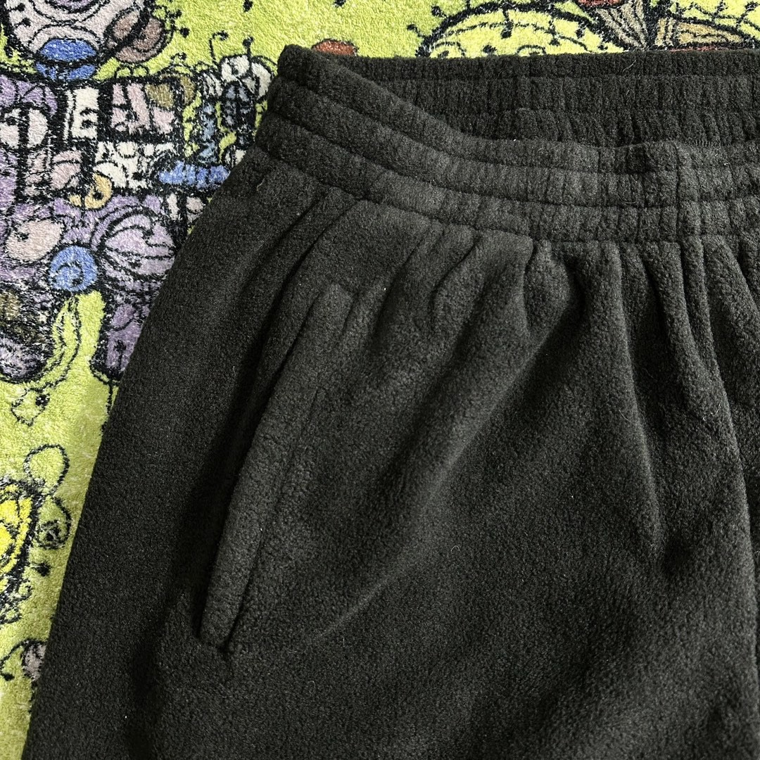 Balenciaga 巴黎世家 摇粒绒休闲裤 裤子 运动裤 长裤 宽松 黑色