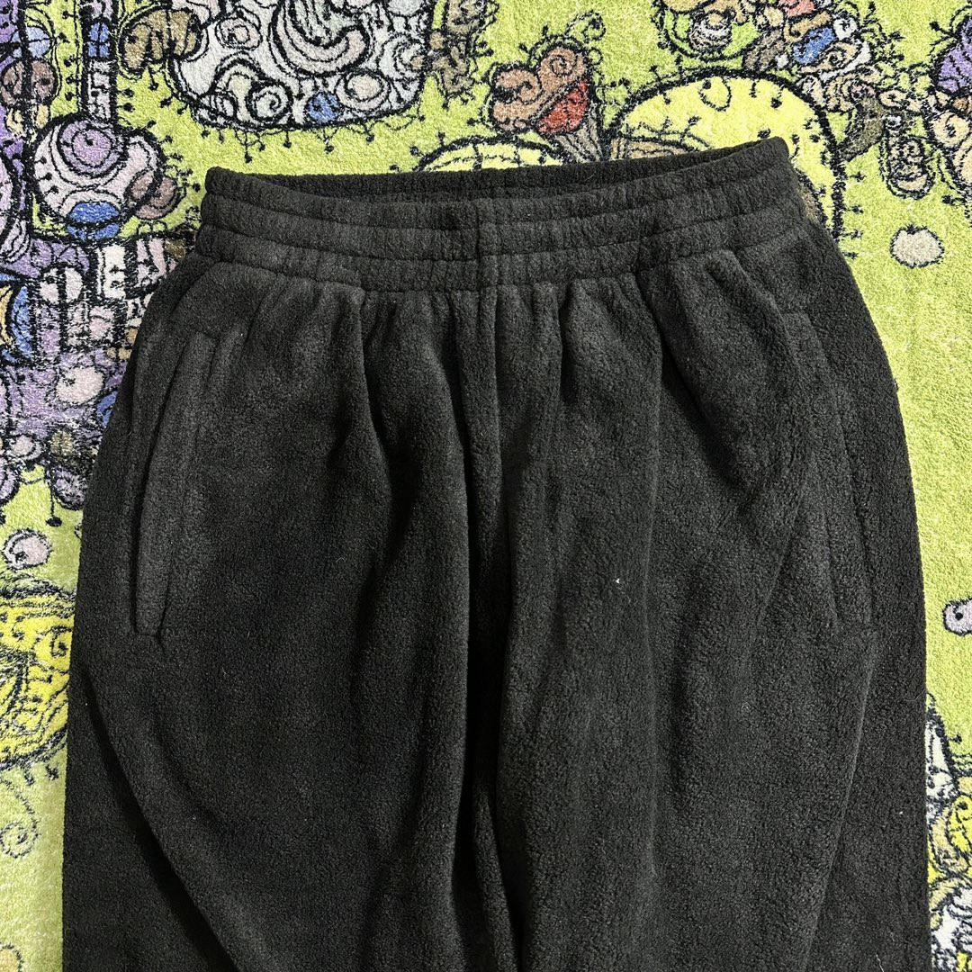 Balenciaga 巴黎世家 摇粒绒休闲裤 裤子 运动裤 长裤 宽松 黑色