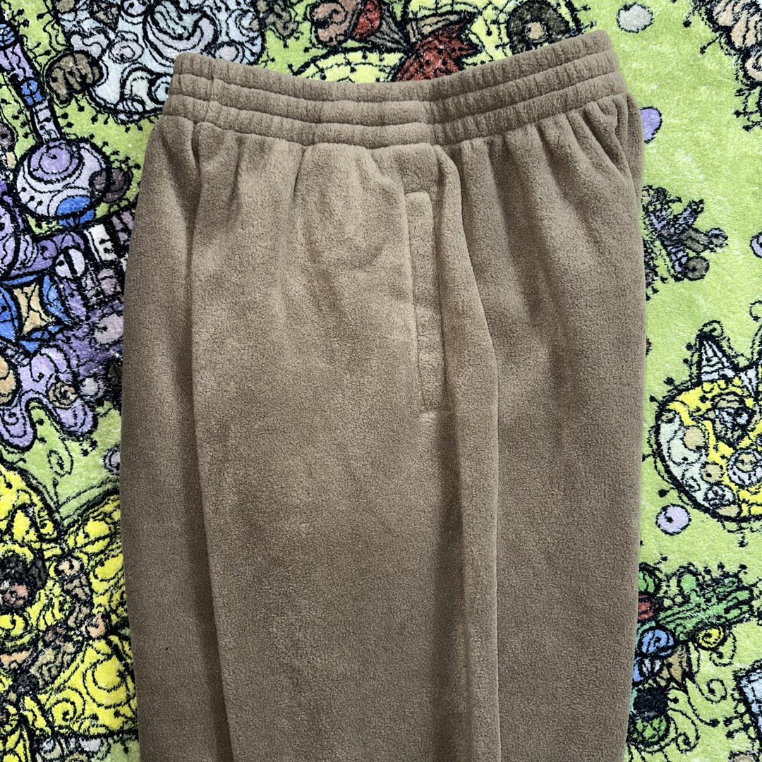 Balenciaga 巴黎世家 摇粒绒休闲裤 裤子 运动裤 长裤 宽松 棕色