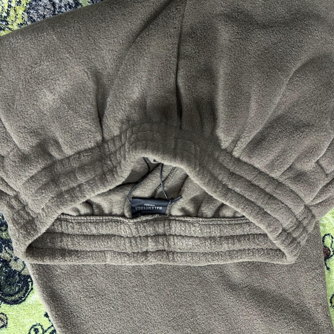 Balenciaga 巴黎世家 摇粒绒休闲裤 裤子 运动裤 长裤 宽松 棕色