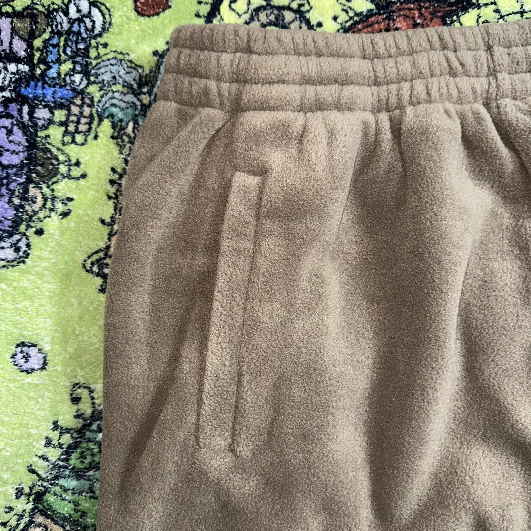 Balenciaga 巴黎世家 摇粒绒休闲裤 裤子 运动裤 长裤 宽松 棕色