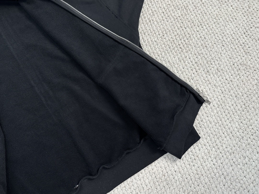 Balenciaga 巴黎世家 Apple Music 限量音乐合作系列字母印花连帽卫衣 长袖 秋冬 男女同款 黑色 744457TQVA61561