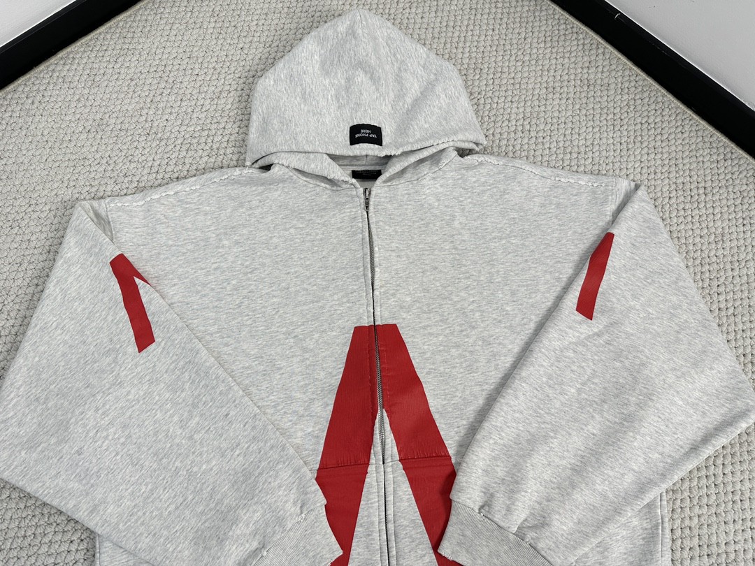 Balenciaga 巴黎世家 Apple Music 限量音乐合作系列字母印花连帽卫衣 长袖 秋冬 男女同款 白色 744457TQVA61561