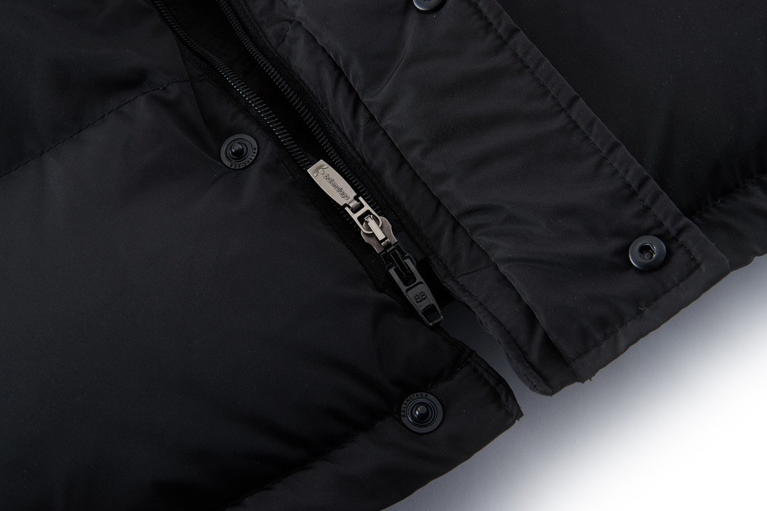 Balenciaga 巴黎世家 adidas originals 联名款 条纹字母logo棉服  面包服 外套 长袖 秋冬 黑色 714897TNO191000