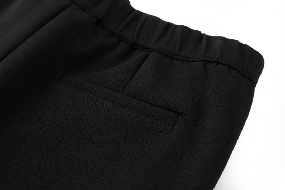 LOUIS VUITTON 路易威登 别针刺绣直筒休闲裤 裤子 长裤 男款 黑色 