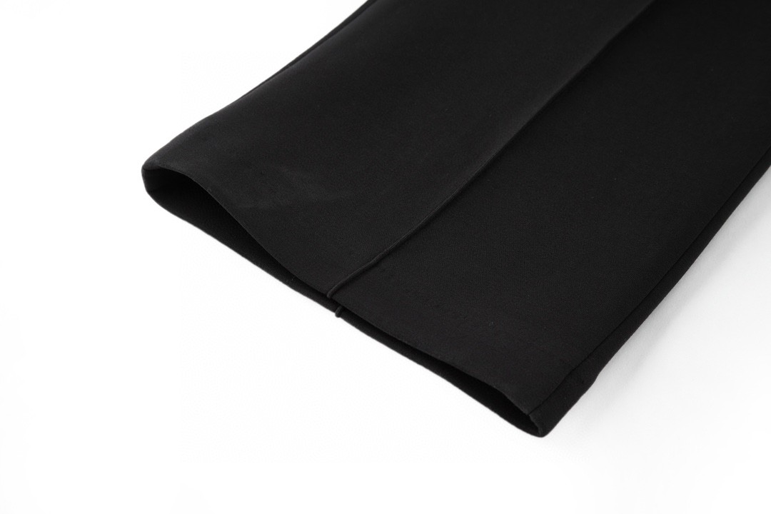 LOUIS VUITTON 路易威登 别针刺绣直筒休闲裤 裤子 长裤 男款 黑色 