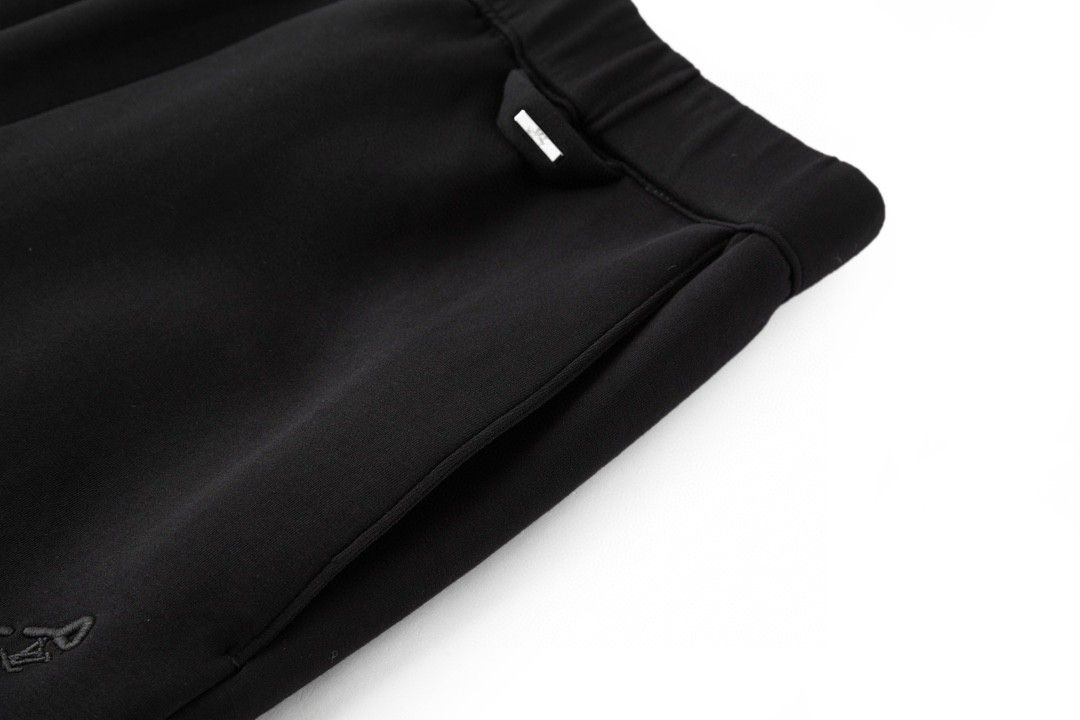 LOUIS VUITTON 路易威登 别针刺绣直筒休闲裤 裤子 长裤 男款 黑色 