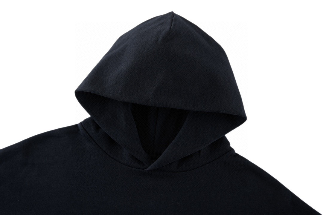 Balenciaga 巴黎世家 火焰字母印花连帽卫衣 长袖 秋冬 男女同款 黑色 