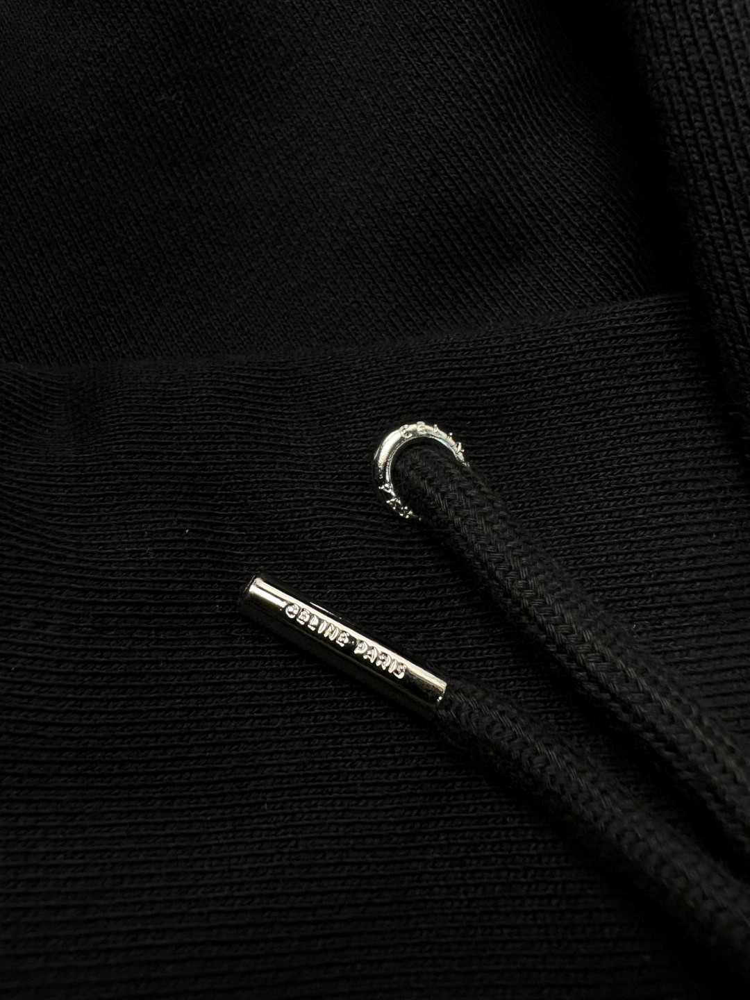 CELINE 赛琳 铆钉连帽卫衣 外套 长袖 秋冬款 黑色 2Y05E670Q-38NS