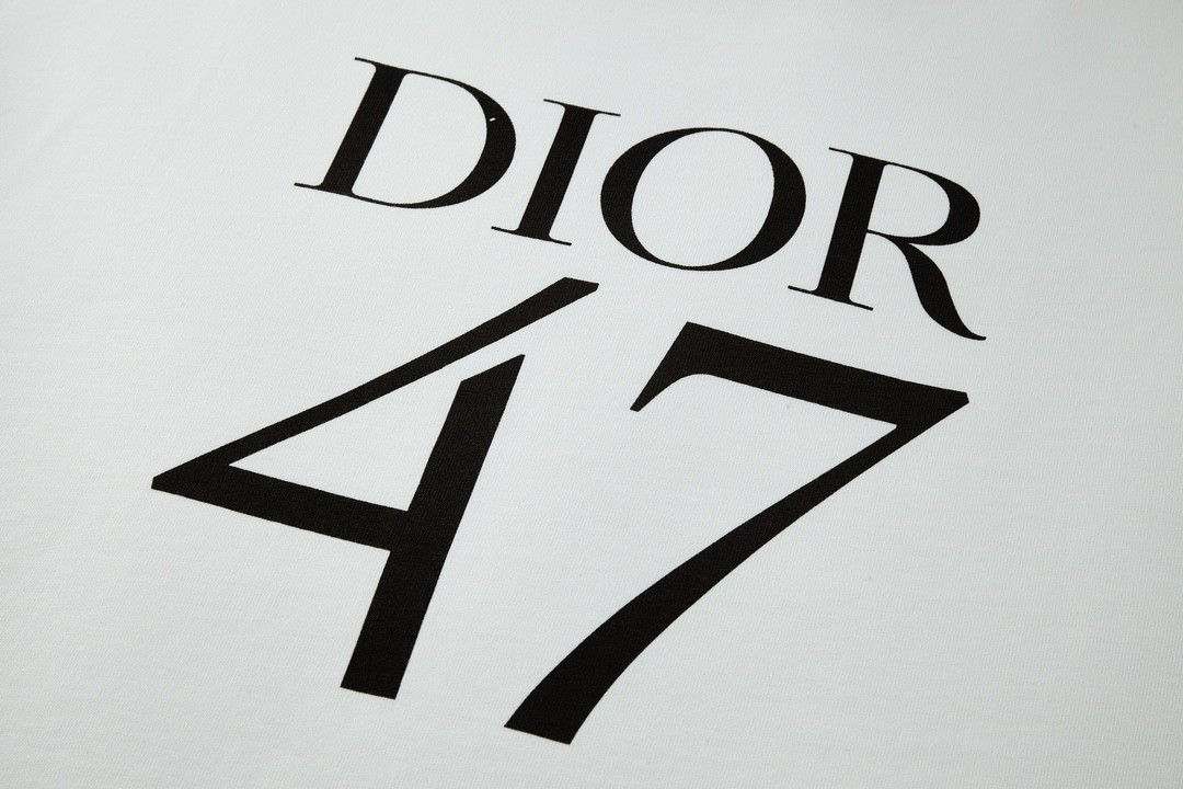 DIOR 迪奥 字母logo印花 圆领 T恤 短袖 夏季 男女同款 白色 413J640A0849-C089
