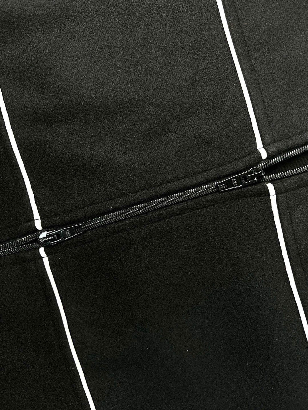 Balenciaga 巴黎世家 刺绣字母Logo拉链羊绒夹克 外套 卫衣 长袖 秋冬 黑色 