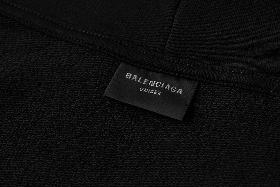 Balenciaga 巴黎世家 曼联队标10号拉链卫衣 连帽卫衣 长袖 秋冬 黑色 