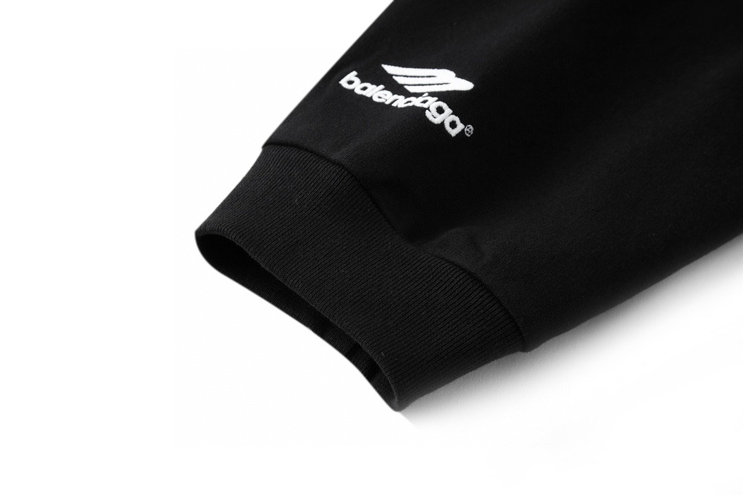 Balenciaga 巴黎世家 曼联队标10号拉链卫衣 连帽卫衣 长袖 秋冬 黑色 
