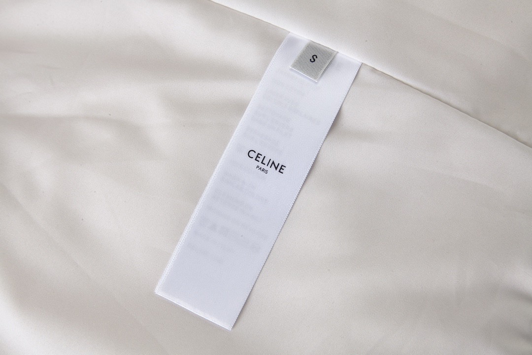 CELINE 赛琳 拼接logo字母 羊羔毛卫衣 夹克 外套 长袖 米白绿