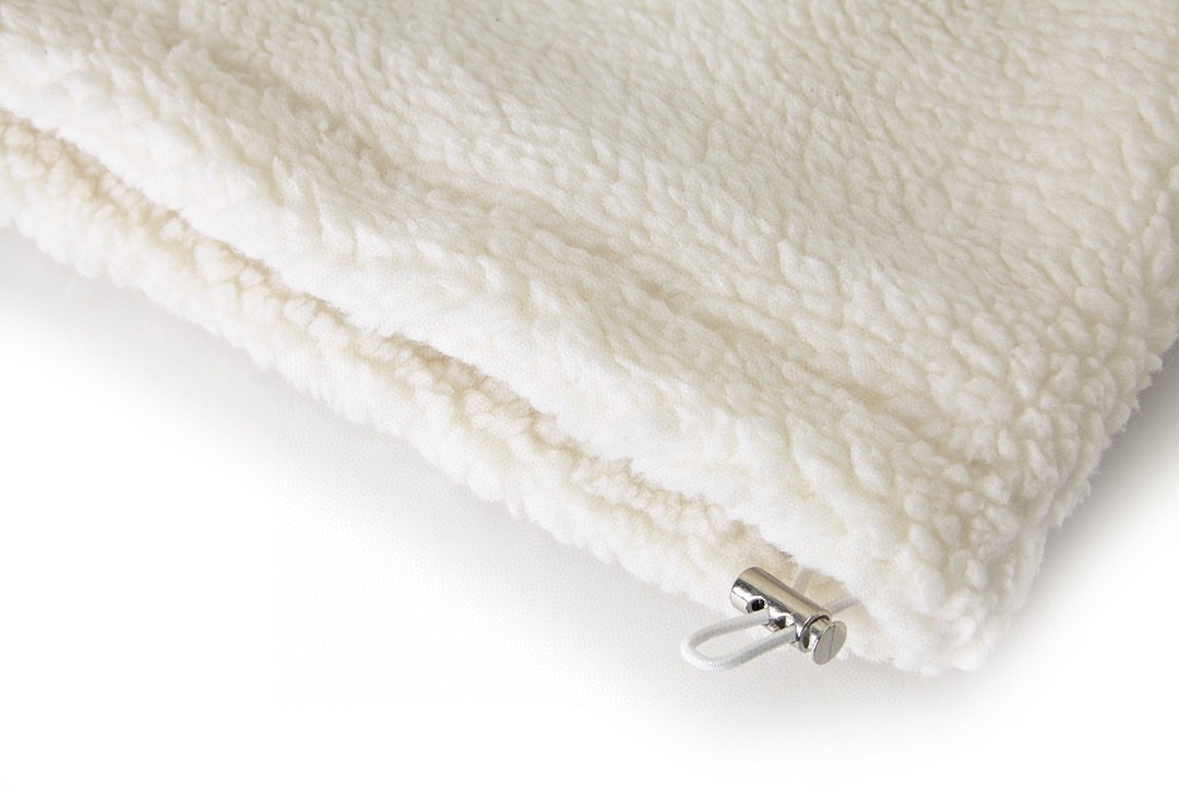 CELINE 赛琳 拼接logo字母 羊羔毛卫衣 夹克 外套 长袖 米白绿