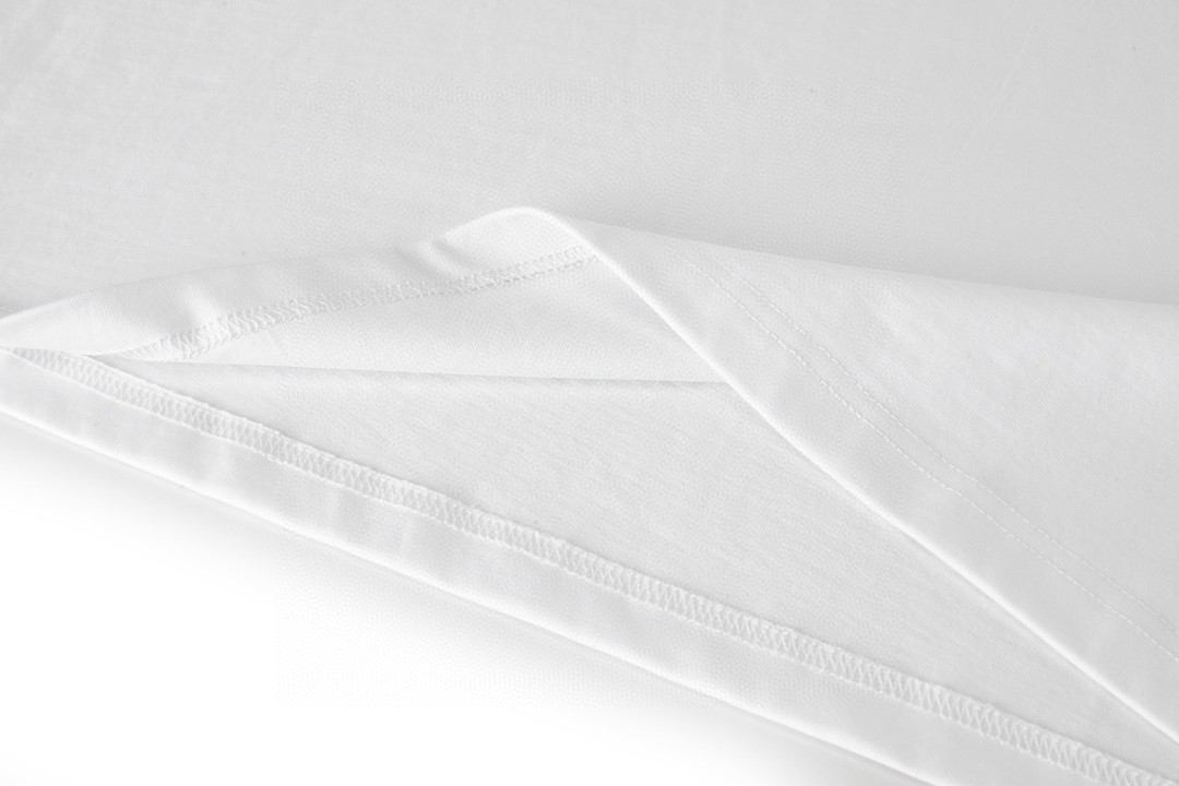 PRADA 普拉达 立体压膜字母logo圆领 短袖 T恤 男女同款 白色