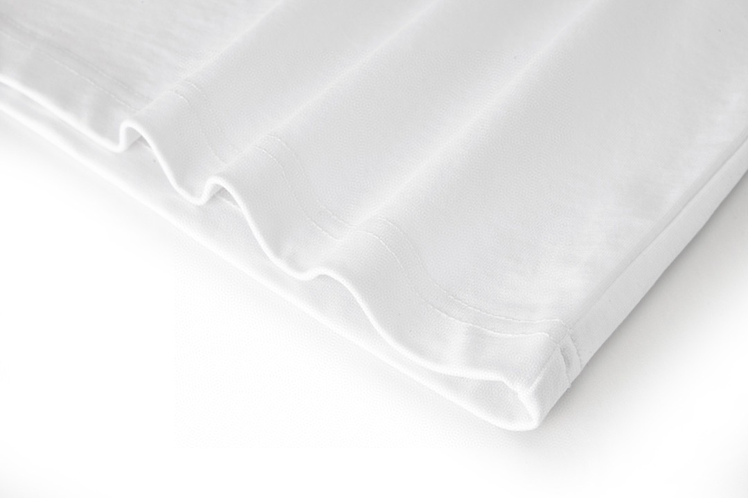 PRADA 普拉达 立体压膜字母logo圆领 短袖 T恤 男女同款 白色