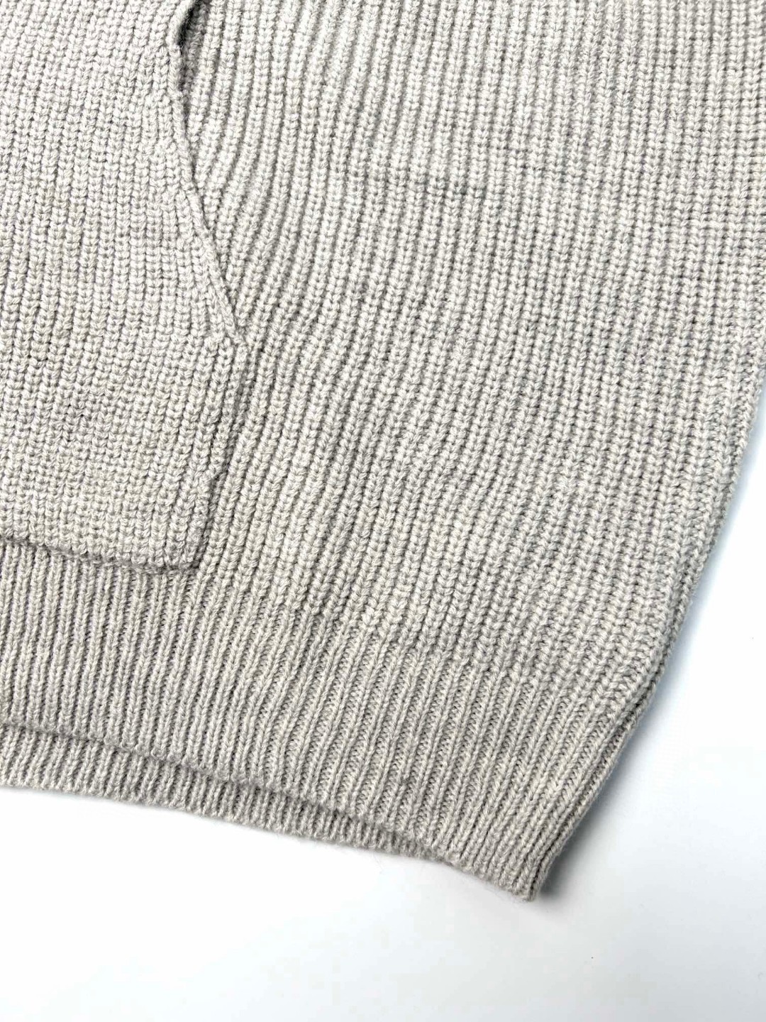 CELINE 赛琳 FW22 字母Logo印花针织毛衣 连帽卫衣 宽松 长袖 外套 灰色 2A85W423P-08GC