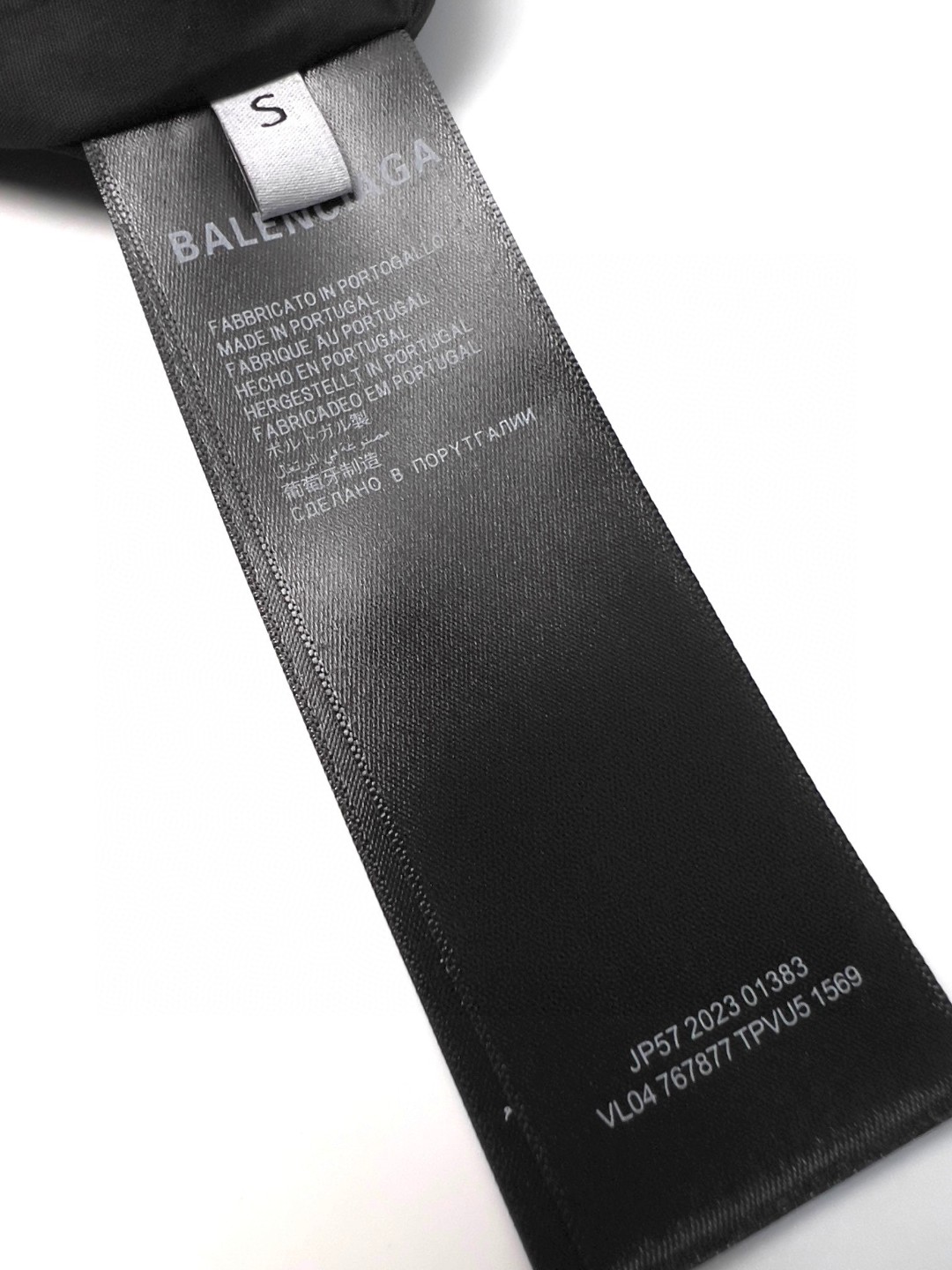 Balenciaga 巴黎世家 刺绣Logo字母 长袖 夹克 冲锋衣 外套 秋冬 黑色 