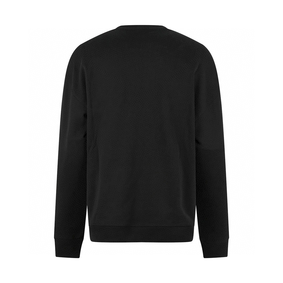 Loewe 罗意威 纯色字母刺绣图案卫衣 圆领 长袖 秋冬 黑色