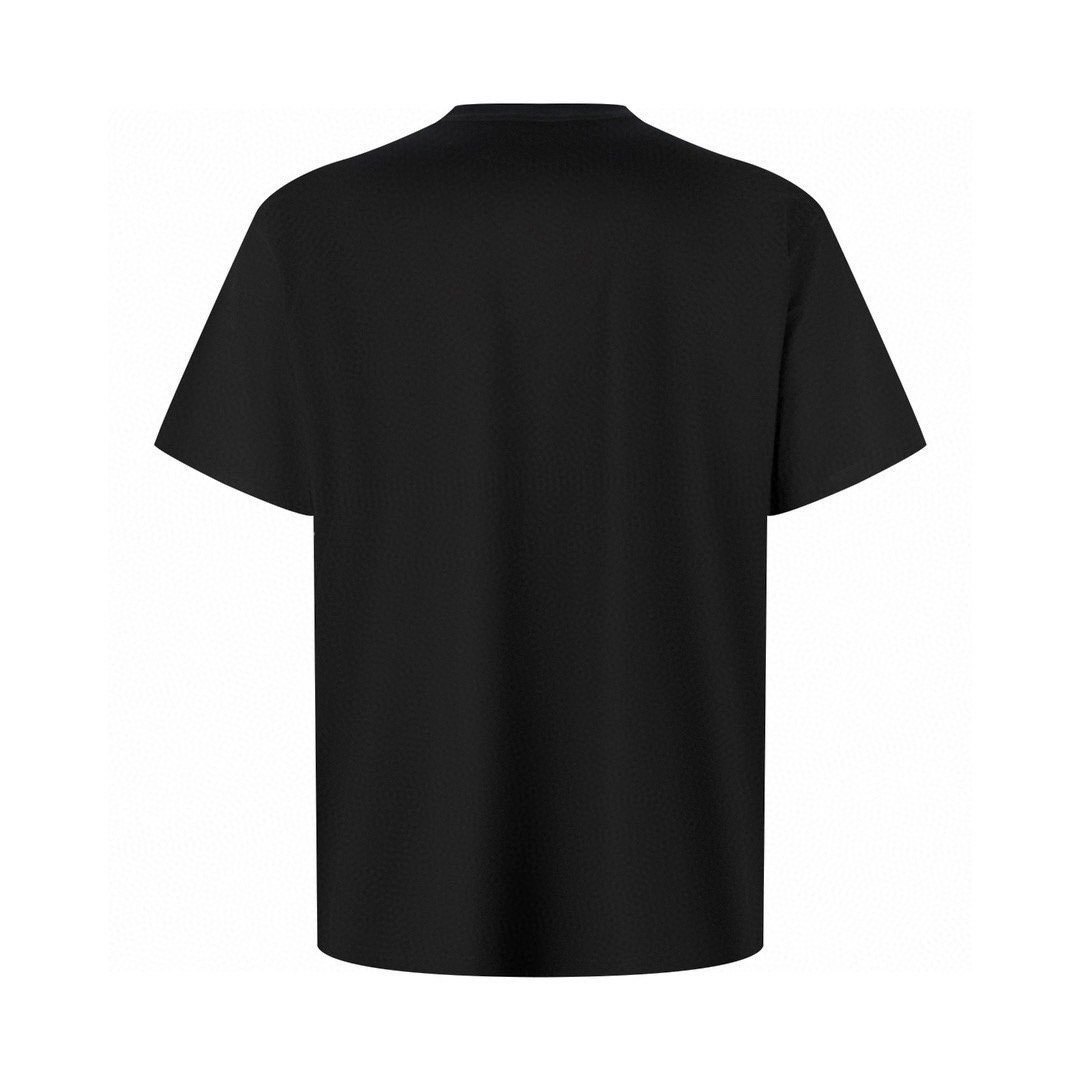 CELINE 赛琳 纯色刺绣徽标 T恤 圆领 短袖 夏款 男女同款 黑色 2X04I671Q-38AW