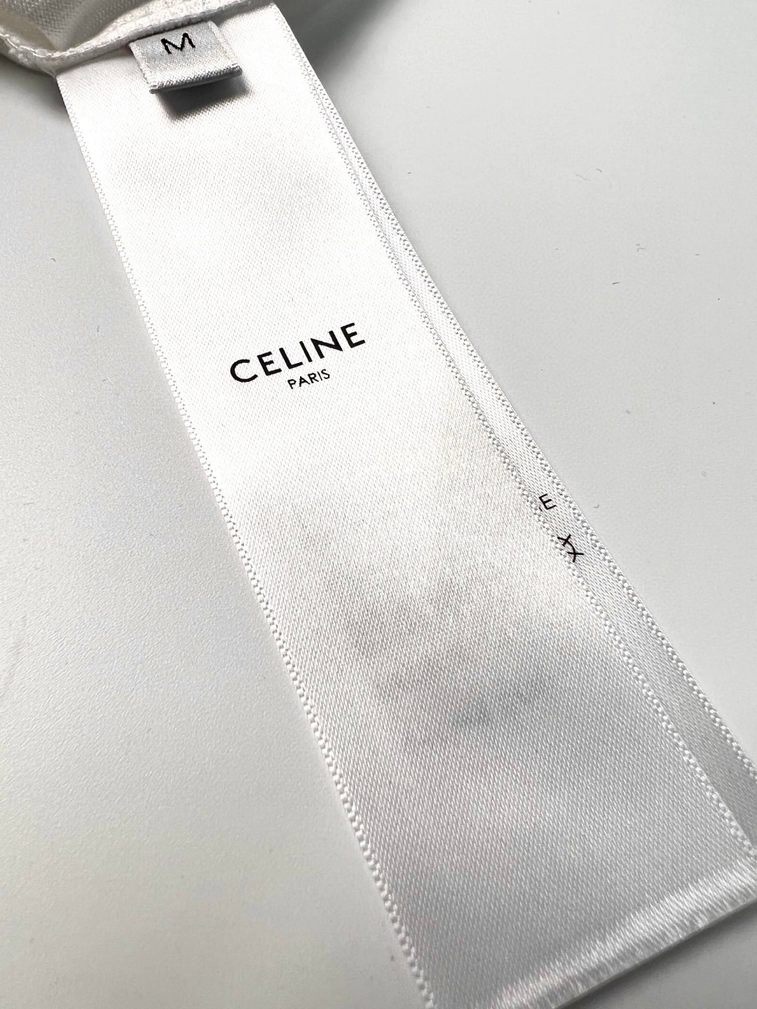 CELINE 赛琳 纯色刺绣徽标 T恤 圆领 短袖 夏款 男女同款 白色 2X04I671Q-01OB