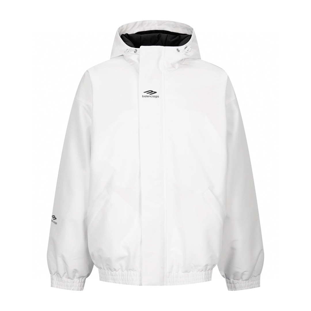 Balenciaga 巴黎世家 3M字母滑雪服 冲锋衣 夹克 长袖 外套 秋冬 白色 773988TPO419000