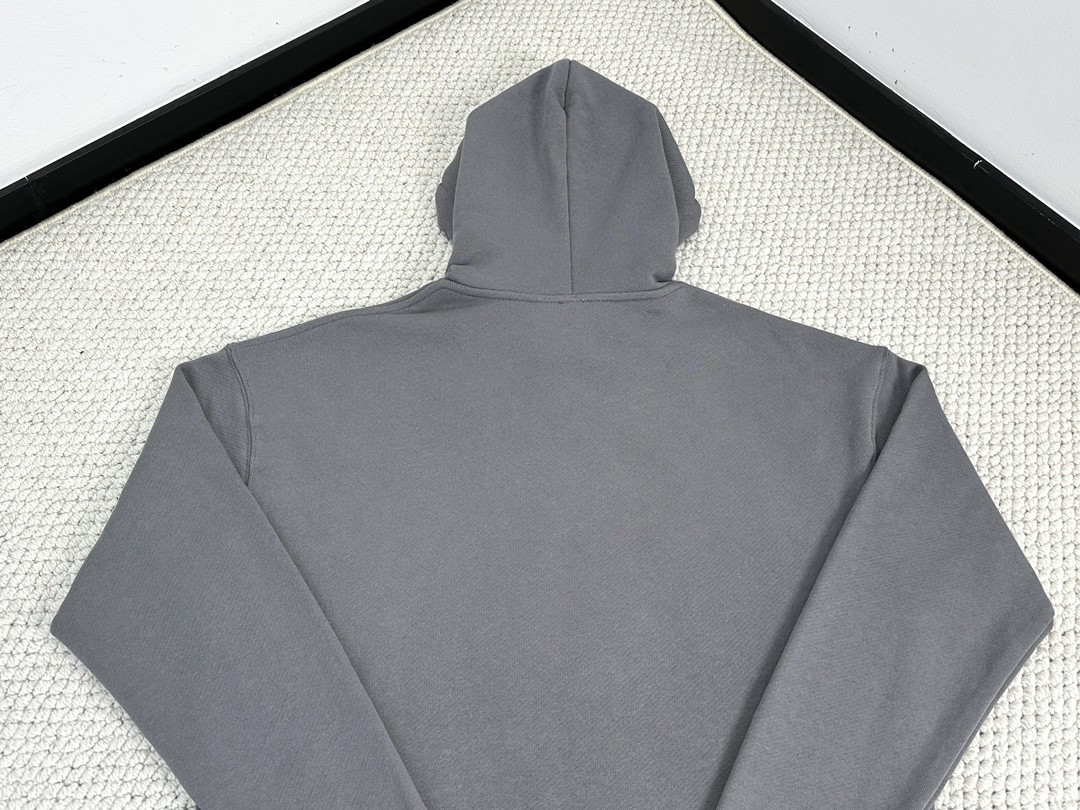 Loewe 罗意威 SS24 Logo字母刺绣连帽卫衣 长袖 秋冬 灰色 H526Y25X39-1300