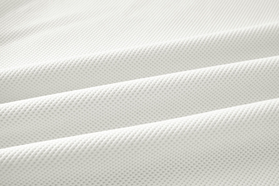 PRADA 普拉达 半拉链华夫格徽标卫衣 长袖 圆领 套头 秋冬卫衣 男女同款 白色