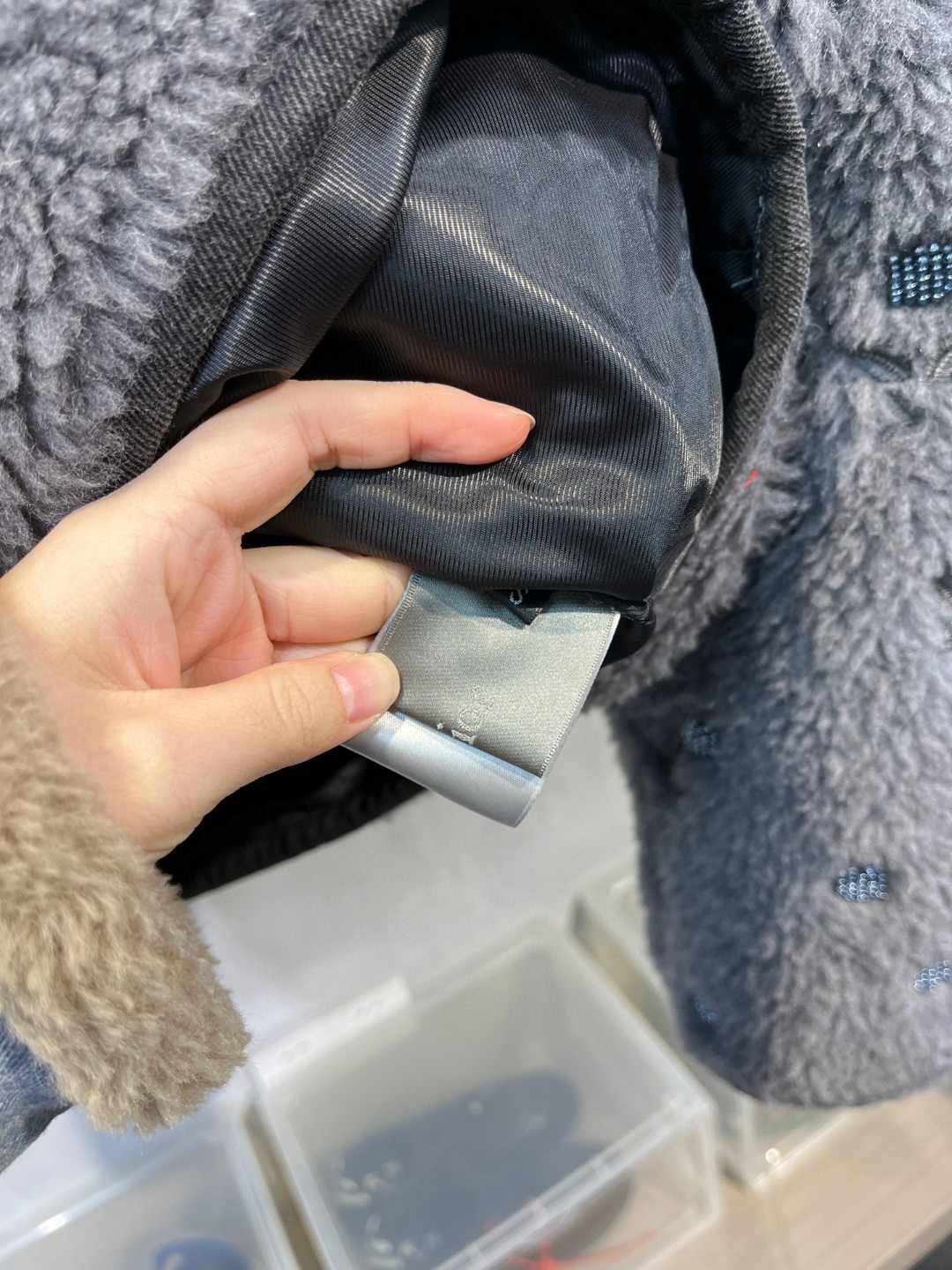 高定系列 Dior 迪奥 植物花卉半拉链立领夹克 卫衣 外套 长袖 保暖 灰色