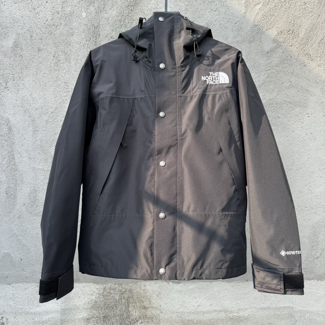 The North Face 1990 连帽冲锋衣 夾克 防水 防風 外套 男女同款 黑色