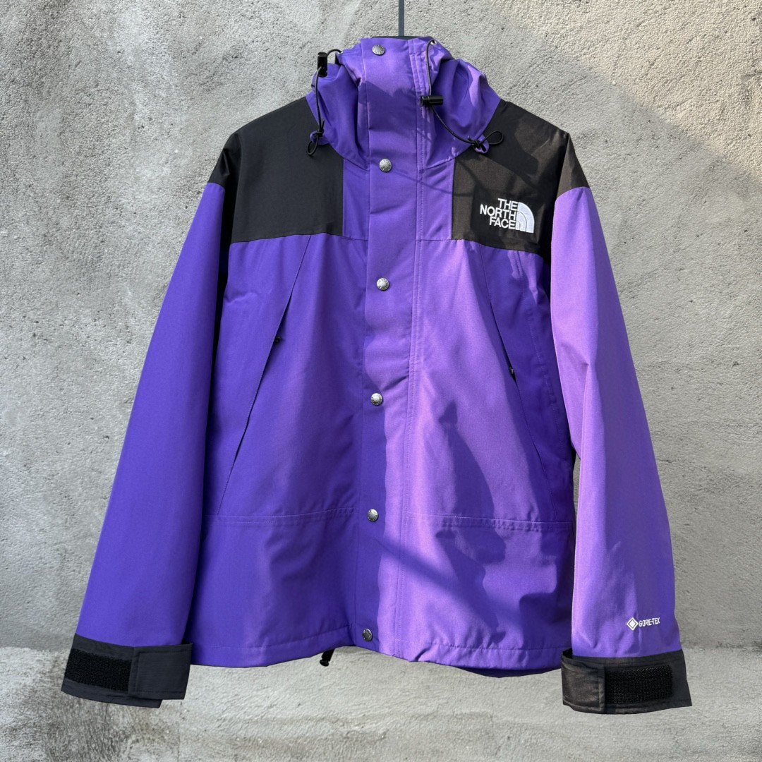The North Face 1990 连帽冲锋衣 夾克 防水 防風 外套 男女同款 紫色