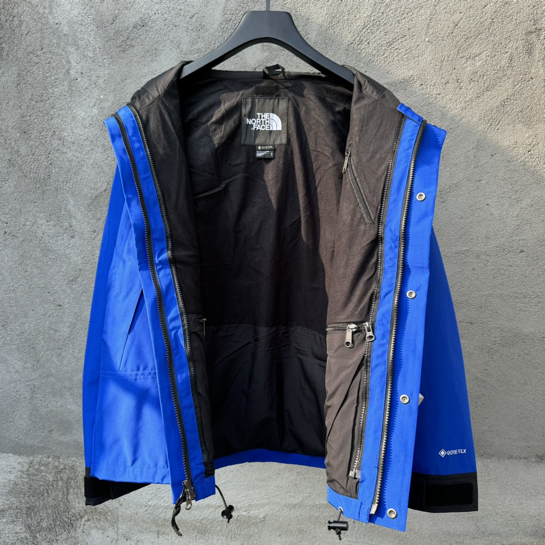 The North Face 1990 连帽冲锋衣 夾克 防水 防風 外套 男女同款 宝蓝色