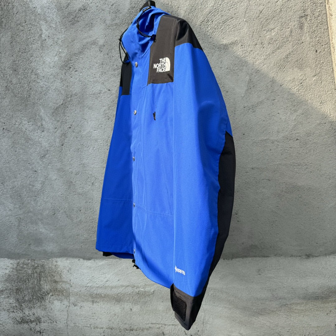 The North Face 1990 连帽冲锋衣 夾克 防水 防風 外套 男女同款 宝蓝色