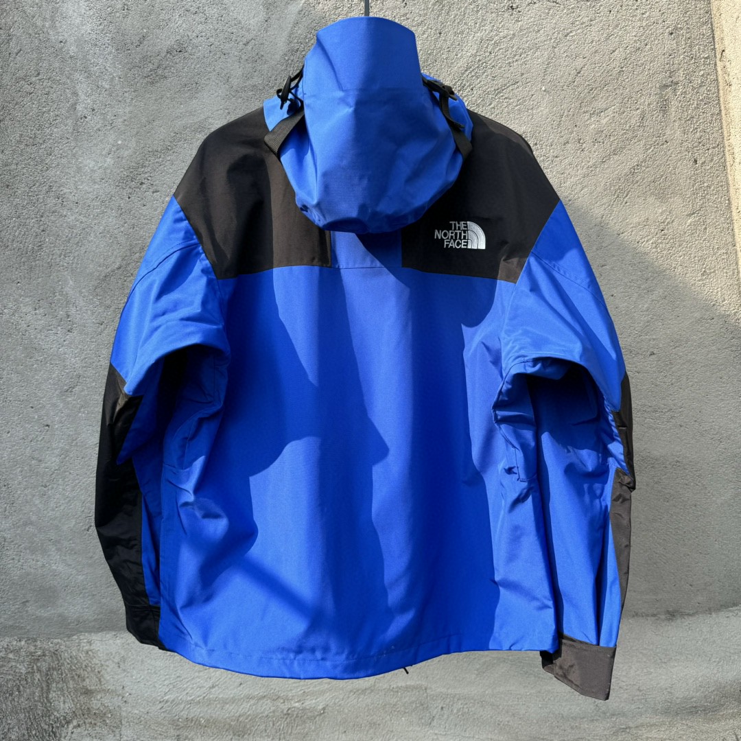 The North Face 1990 连帽冲锋衣 夾克 防水 防風 外套 男女同款 宝蓝色
