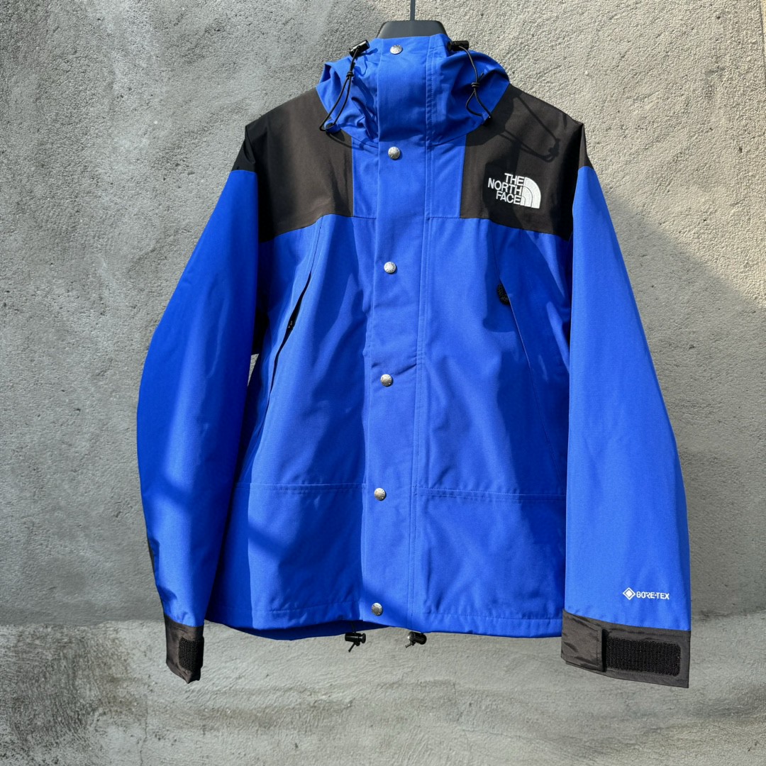 The North Face 1990 连帽冲锋衣 夾克 防水 防風 外套 男女同款 宝蓝色