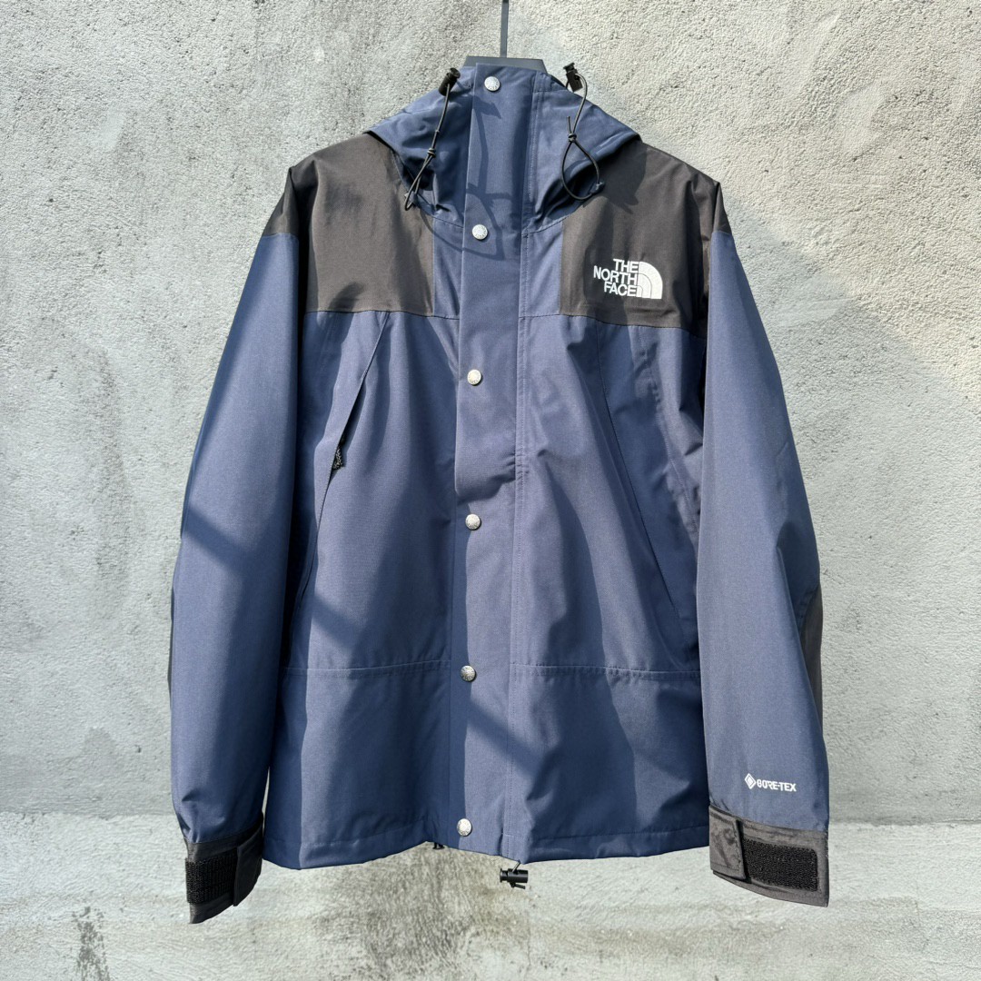 The North Face 1990 连帽冲锋衣 夾克 防水 防風 外套 男女同款 藏青色
