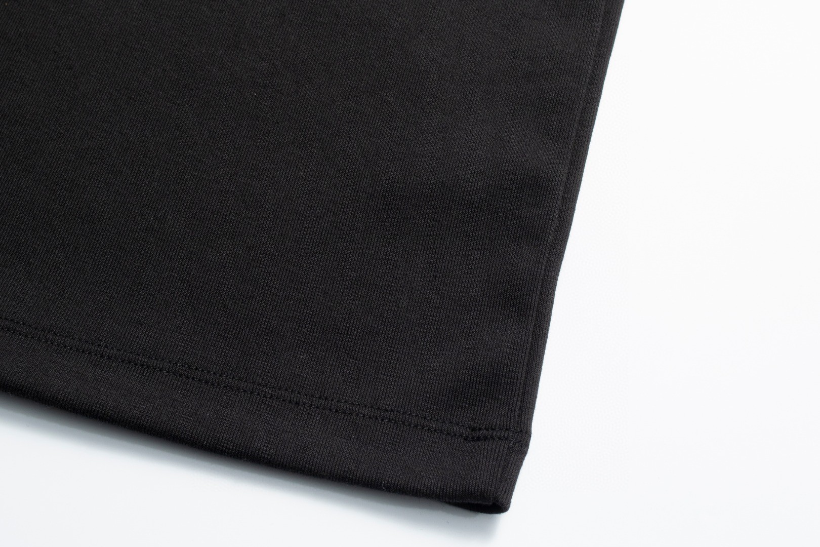 PRADA 普拉达 纯色徽标圆领 短袖 T恤 男女同款 黑色 UJN824-11ZM-F0002-S-222