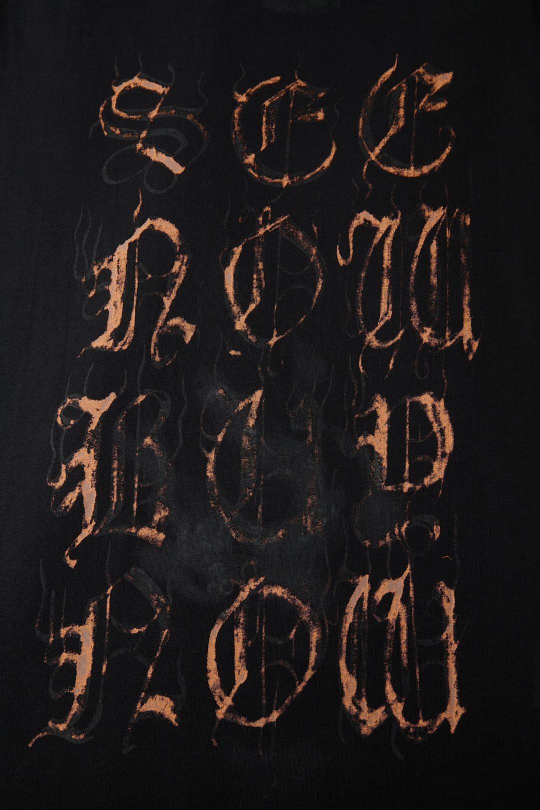 Balenciaga 巴黎世家 梵文字母Logo印花 圆领 短袖 T恤 夏季 黑色 744439TOVE11055