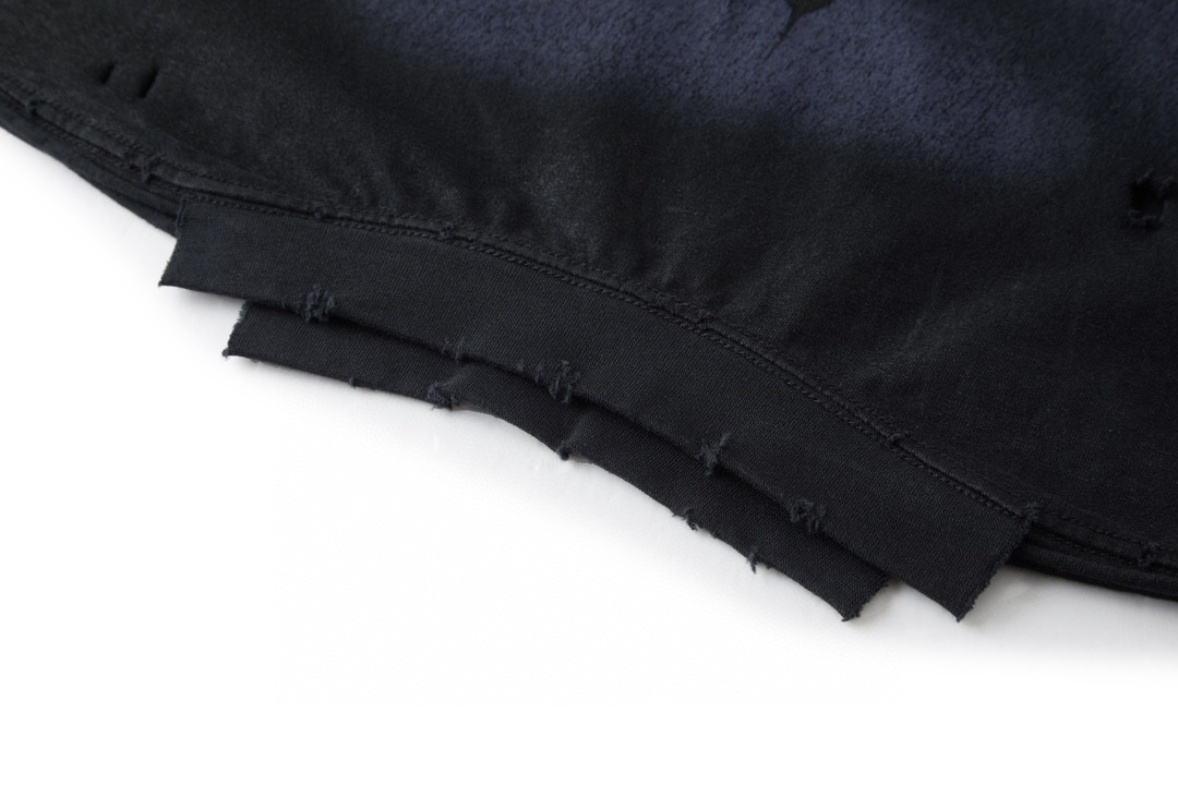 Balenciaga 巴黎世家 倒立巴黎世家夜景 字母Logo印花 圆领 短袖 T恤 夏季 黑色 698811TOVT31055