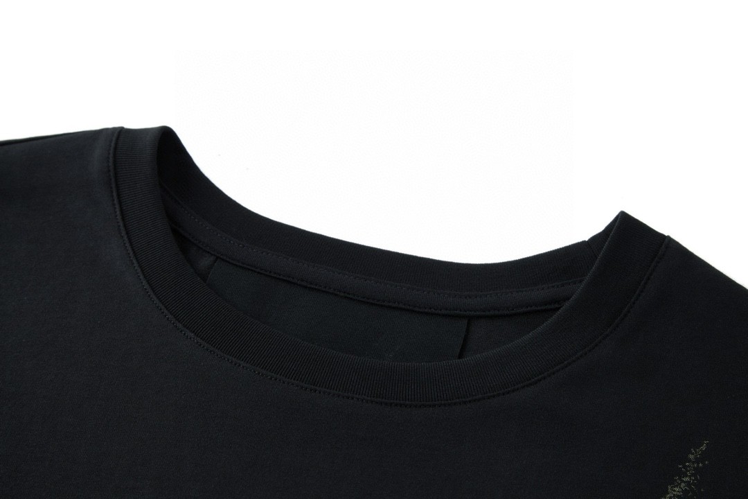 Givenchy 纪梵希 字母视觉陷阱效果 T恤 短袖 套头 夏款 黑色 BM71333Y6B-001