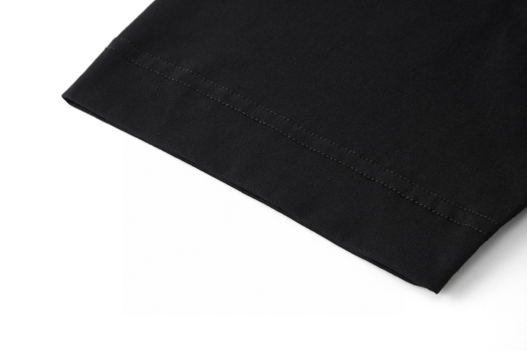 Givenchy 纪梵希 字母刺绣Logo T恤 短袖 套头 夏款 黑色 BM71543Y6B-001