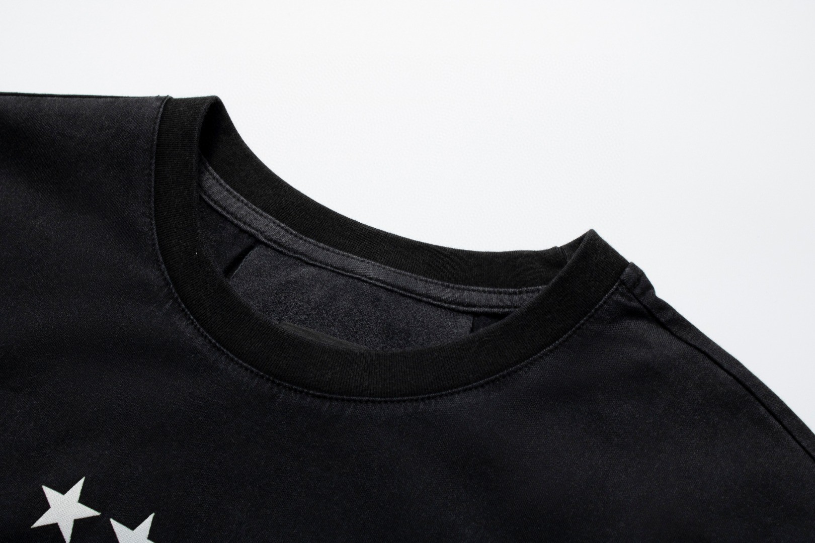 Givenchy 纪梵希 水洗字母刺绣Logo T恤 短袖 套头 夏款 黑色 BM716N3Y7X-020