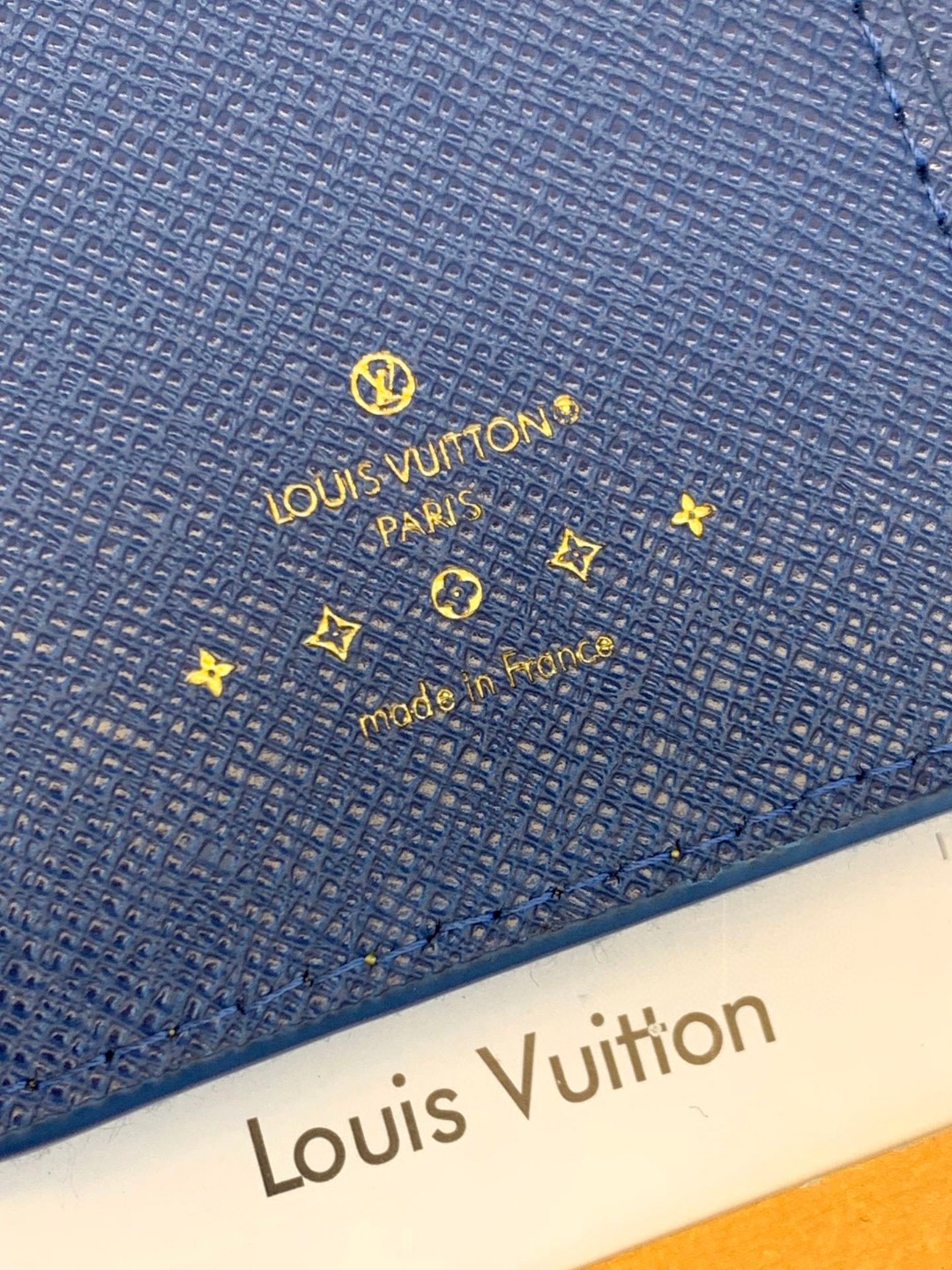 LOUIS VUITTON 路易威登 Victorine 锁扣拉链开合字母徽标牛仔布 零钱包 钱夹 钱包 蓝色 M82959
