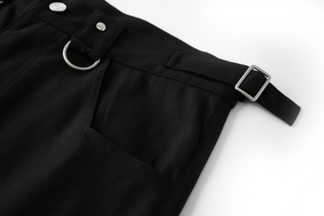 Givenchy 纪梵希 二合一可拆卸背带裤 休闲裤 长裤 黑色 BM51B114XM-001