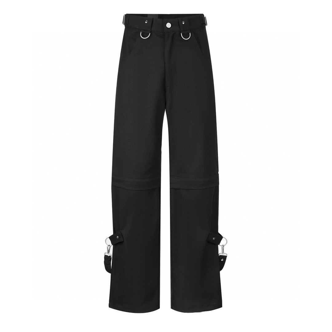 Givenchy 纪梵希 二合一可拆卸背带裤 休闲裤 长裤 黑色 BM51B114XM-001
