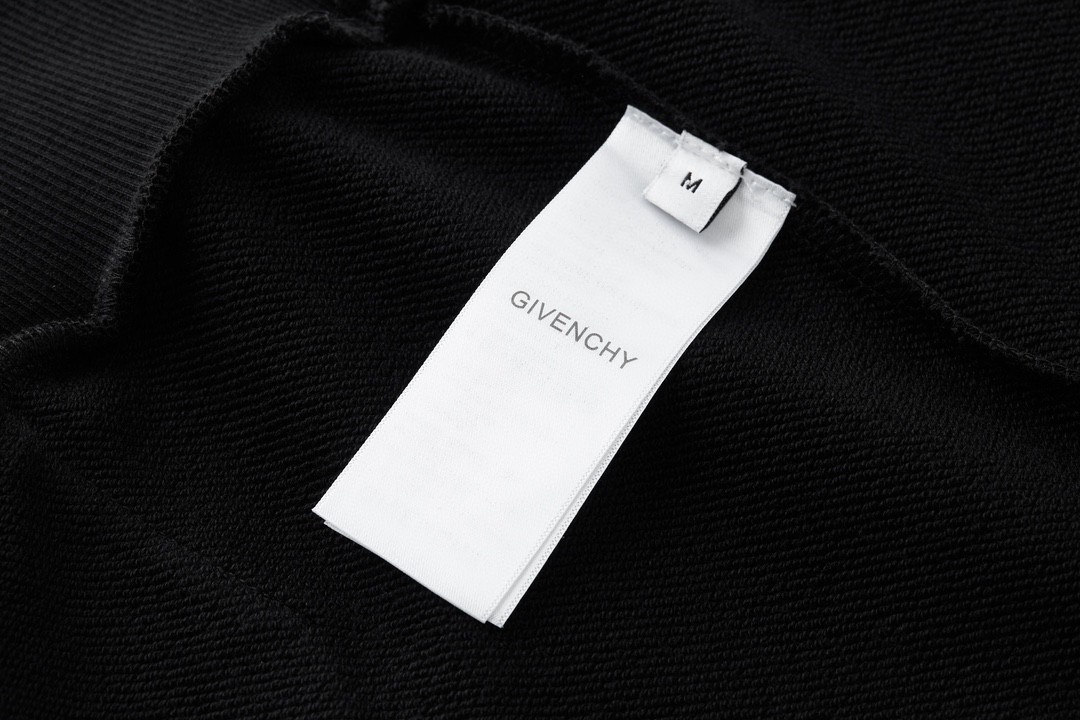 Givenchy 纪梵希 龙年限定 刺绣几何图形 连帽卫衣 套头 长袖 秋冬款 黑色 BMJ0HC3YLV-00