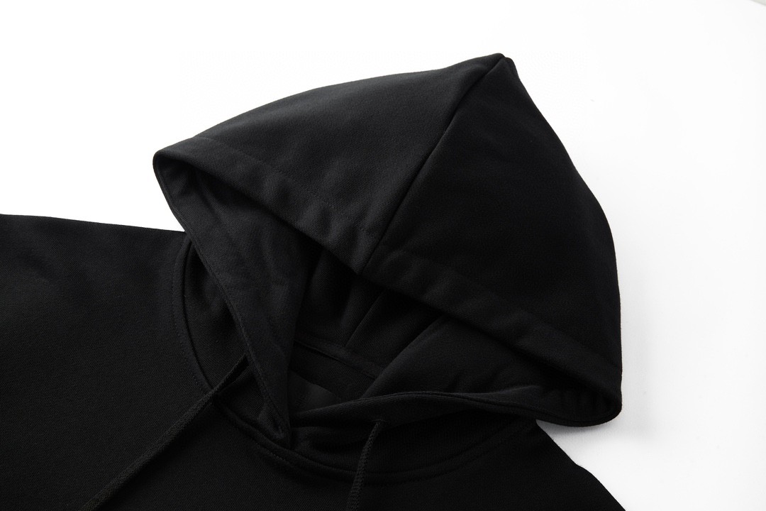 Givenchy 纪梵希 龙年限定 刺绣几何图形 连帽卫衣 套头 长袖 秋冬款 黑色 BMJ0HC3YLV-00