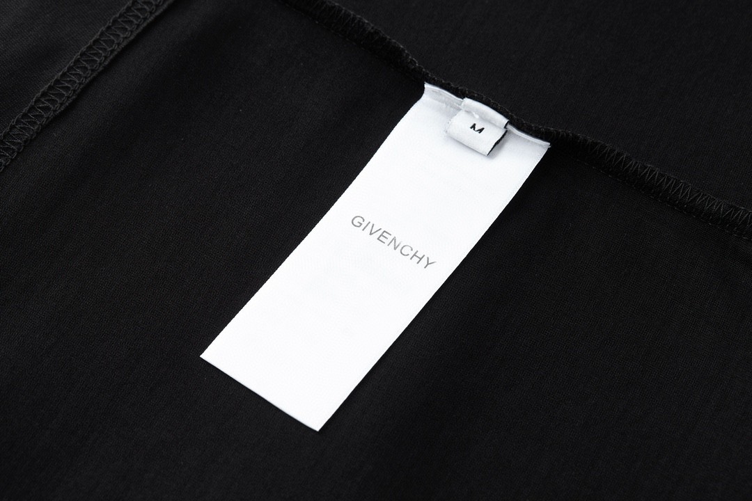 Givenchy 纪梵希 龙年限定 刺绣几何图案 T恤 短袖 套头 夏款 黑色 BM716G3YLV-001